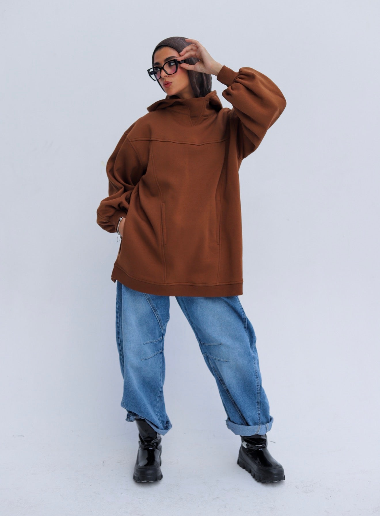 Cozy Hoodie — Brown