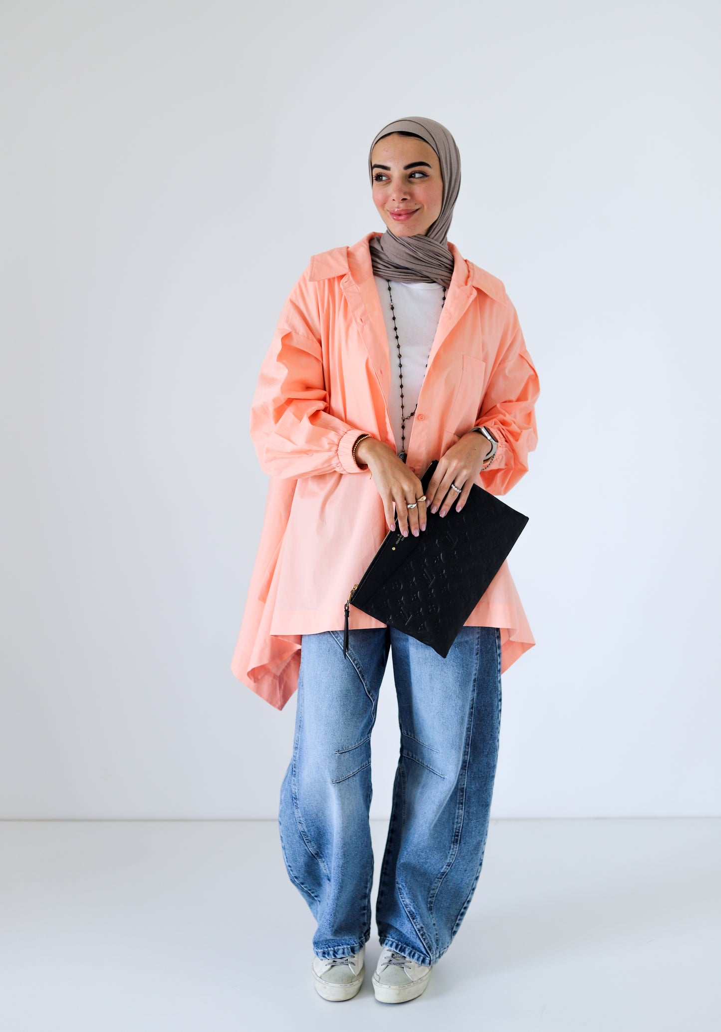 Wiggly Shirt — Salmon Pink