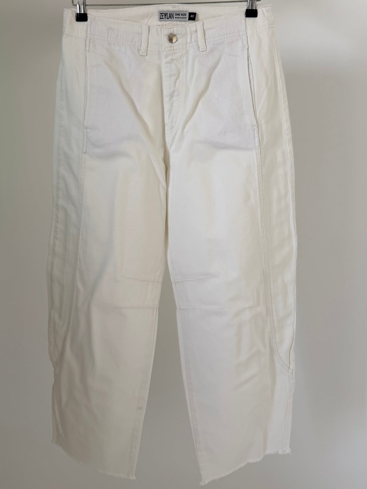 Balloon Denim Pants — Offwhite