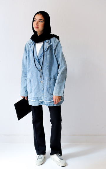 Chilled Out Denim Blazer