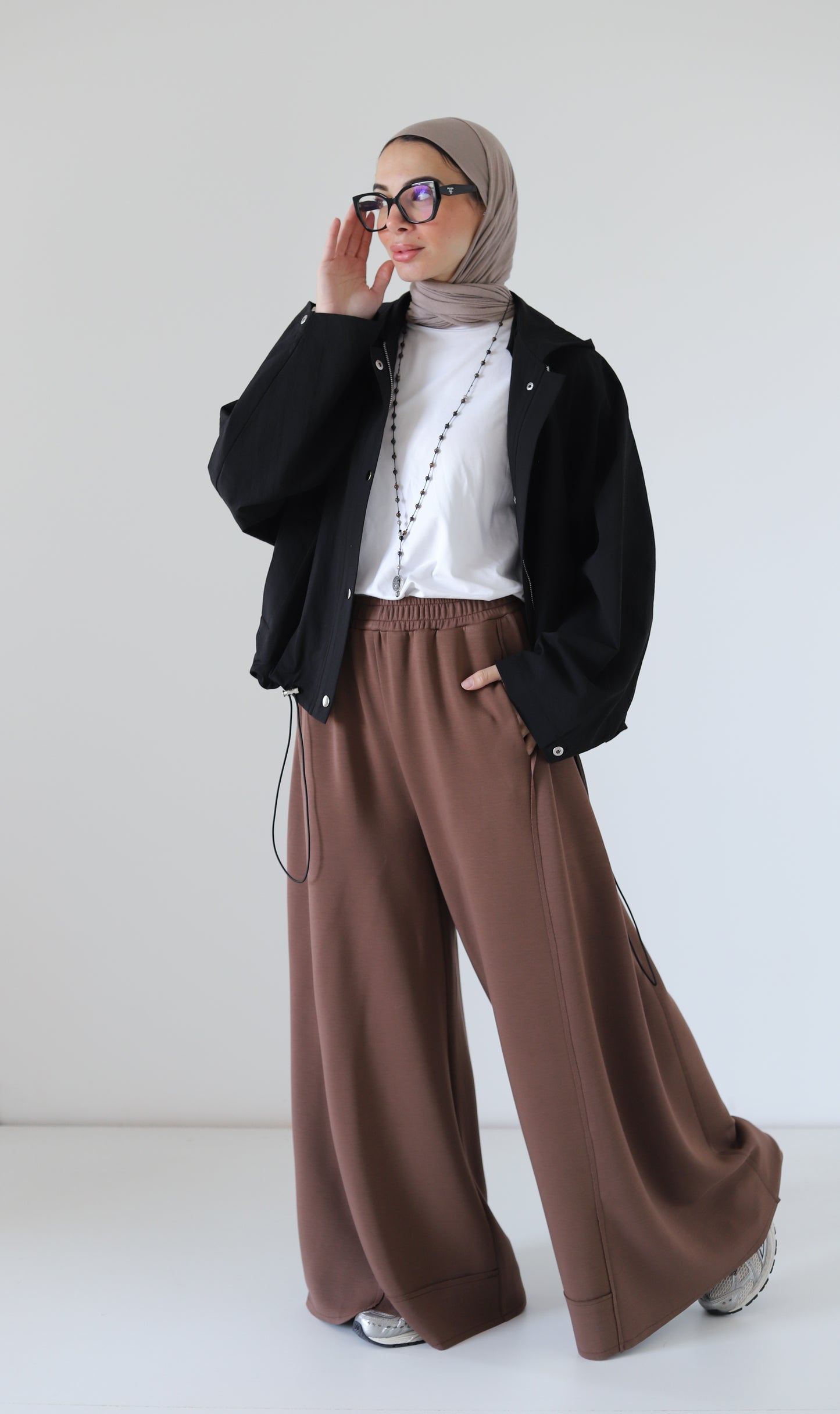 Xtra Wide Pants — Brown