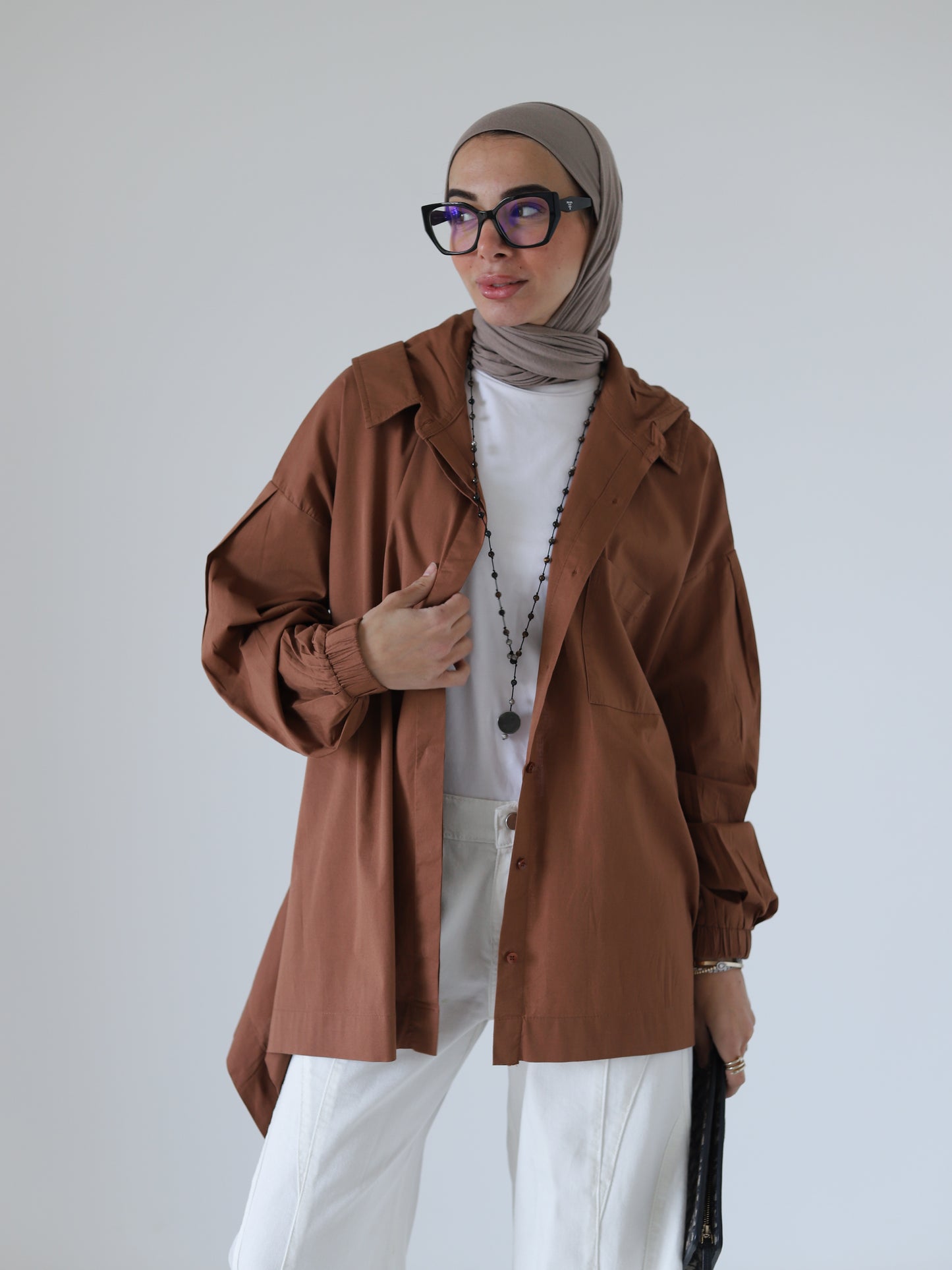 Wiggly Shirt — Brown