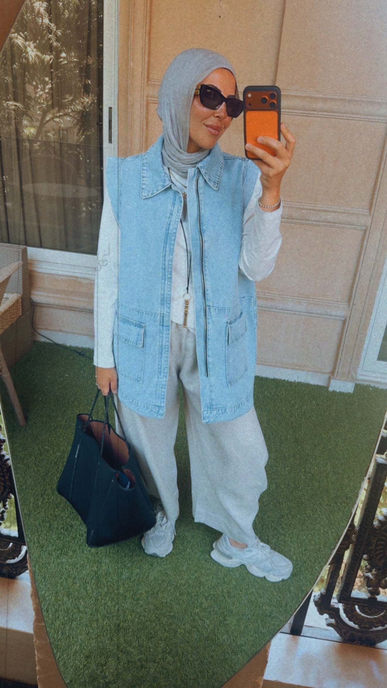 Denim Days Vest — Blue