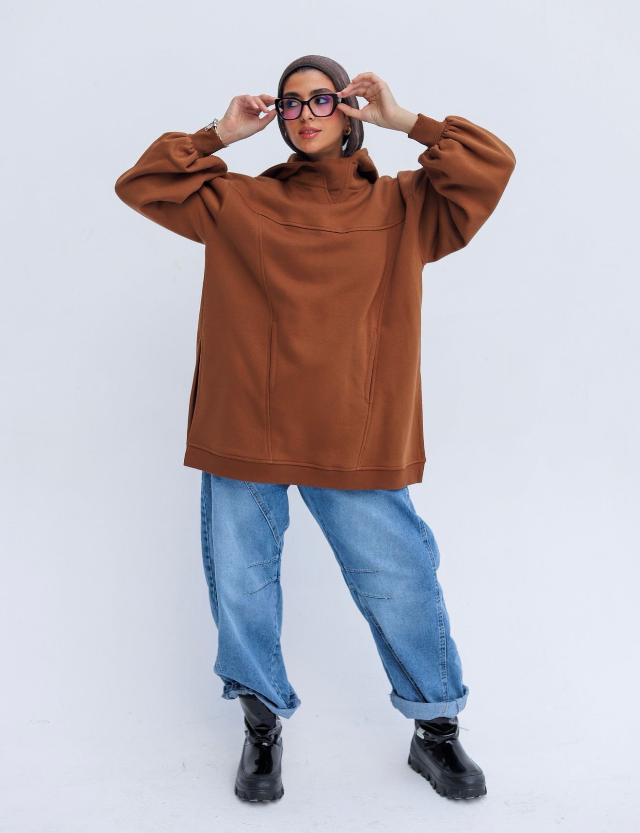 Cozy Hoodie — Brown