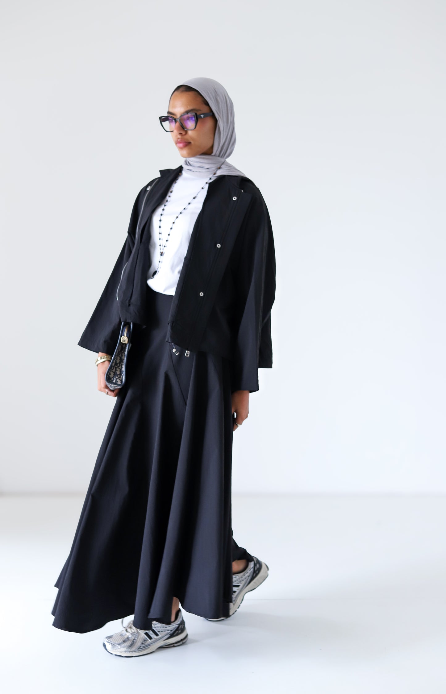 Cloudline Skirt — Black