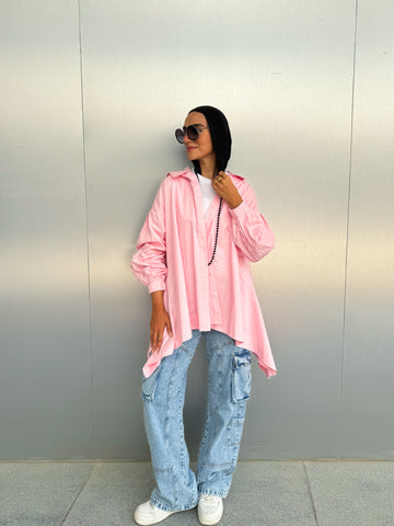 Wiggly Shirt — Baby Pink