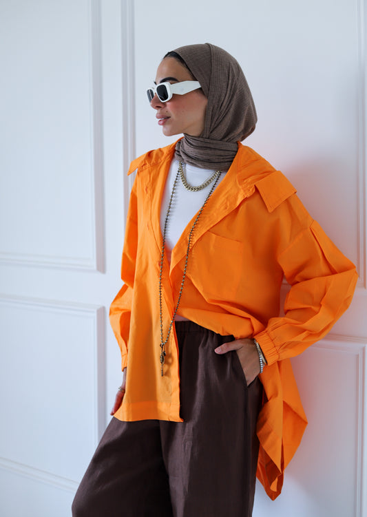 Wiggly Shirt — Orange