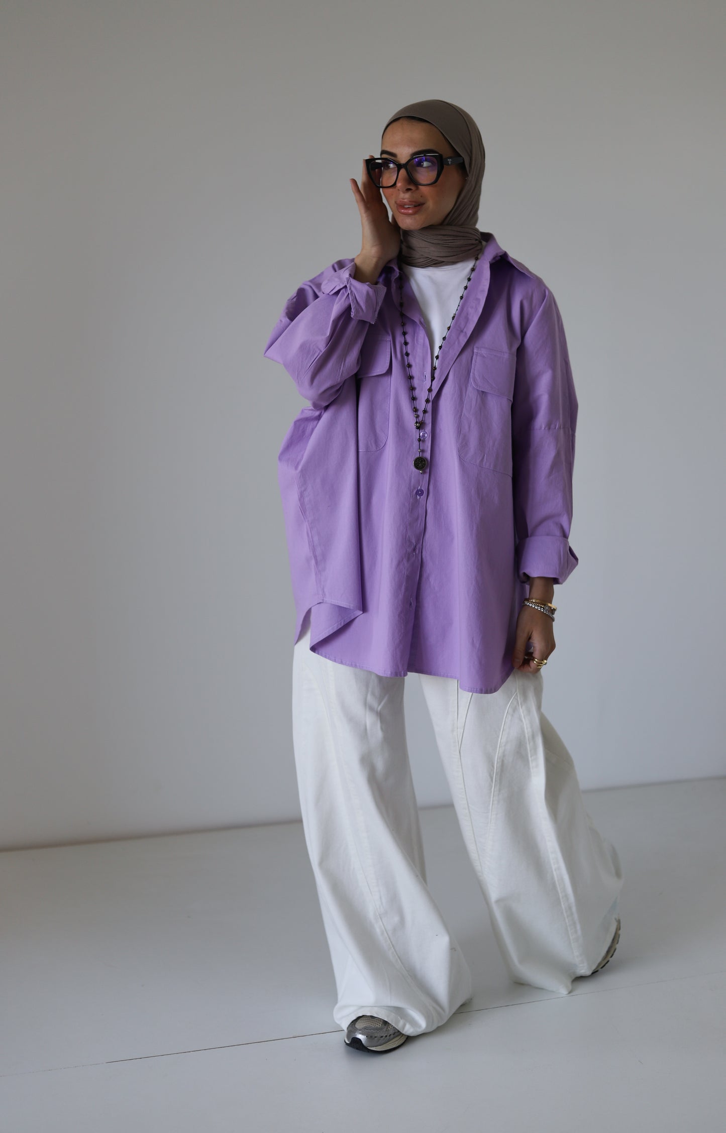 Street-style Shirt — Lilac