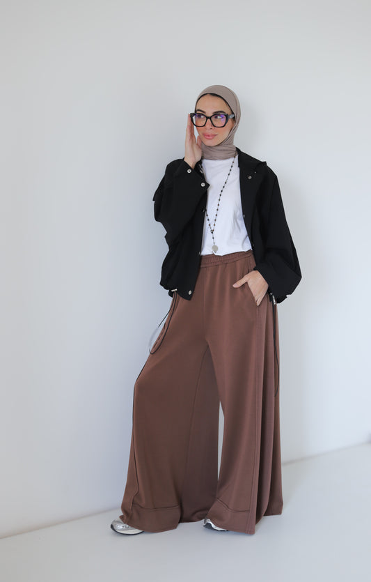 Xtra Wide Pants — Brown