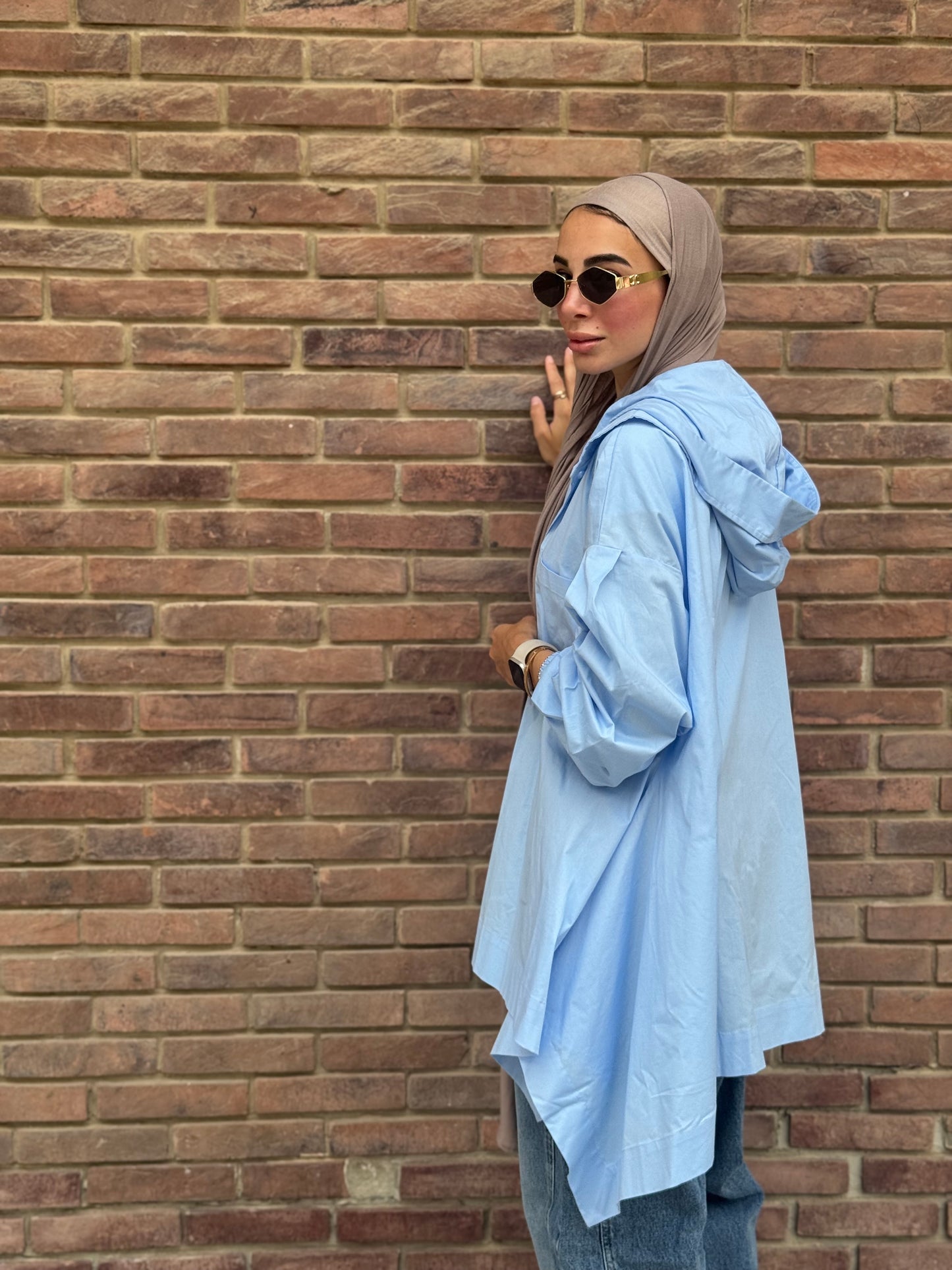 Wiggly Shirt — Baby Blue