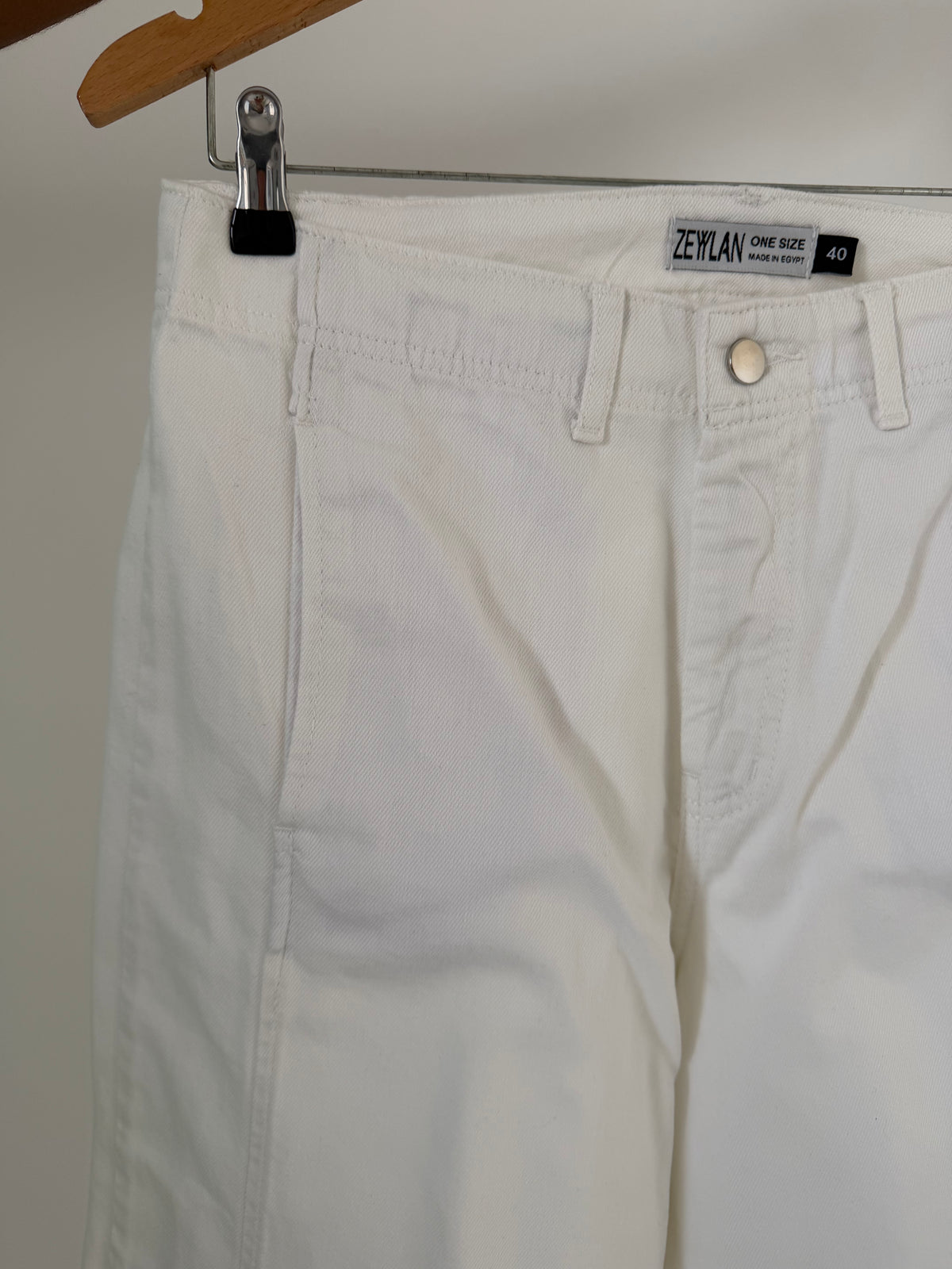 Balloon Denim Pants — Offwhite