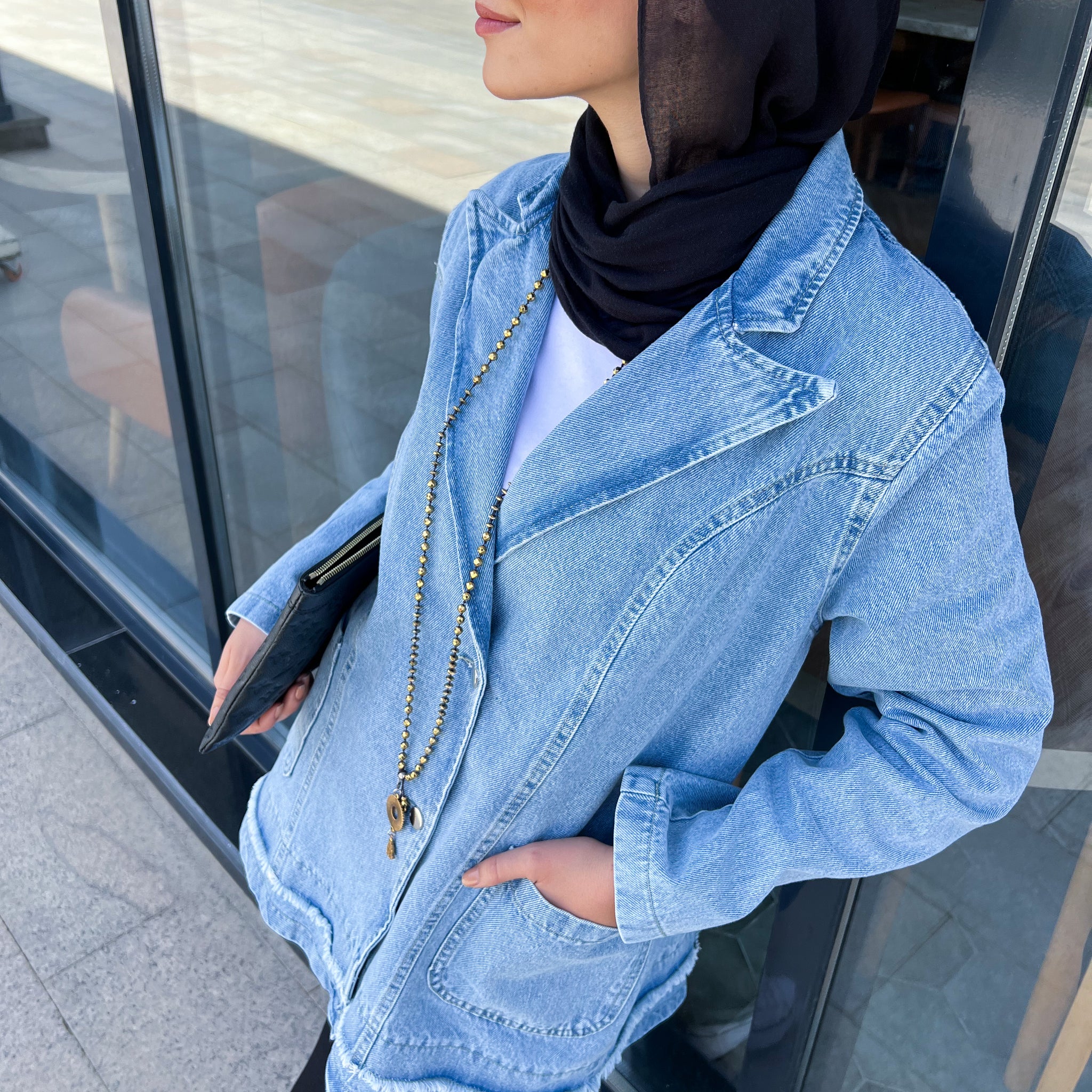 Chilled Out Denim Blazer