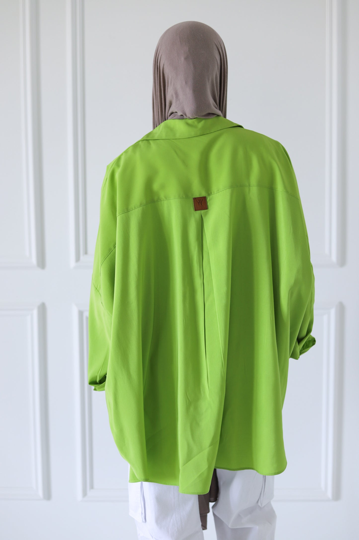 Street-style Shirt — Lime Green