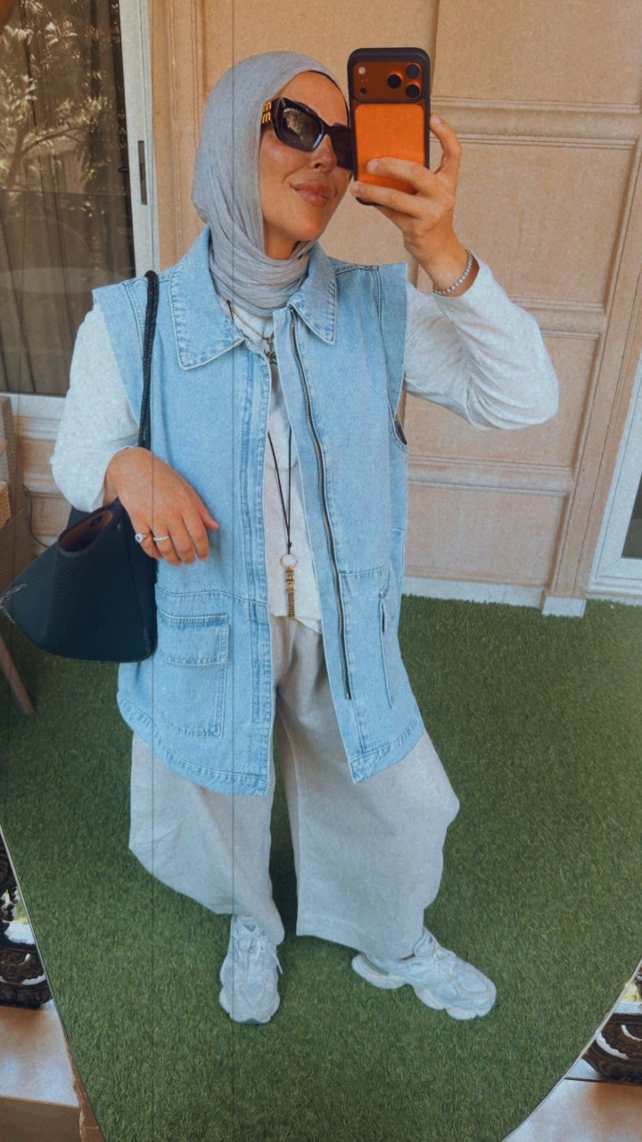 Denim Days Vest — Blue
