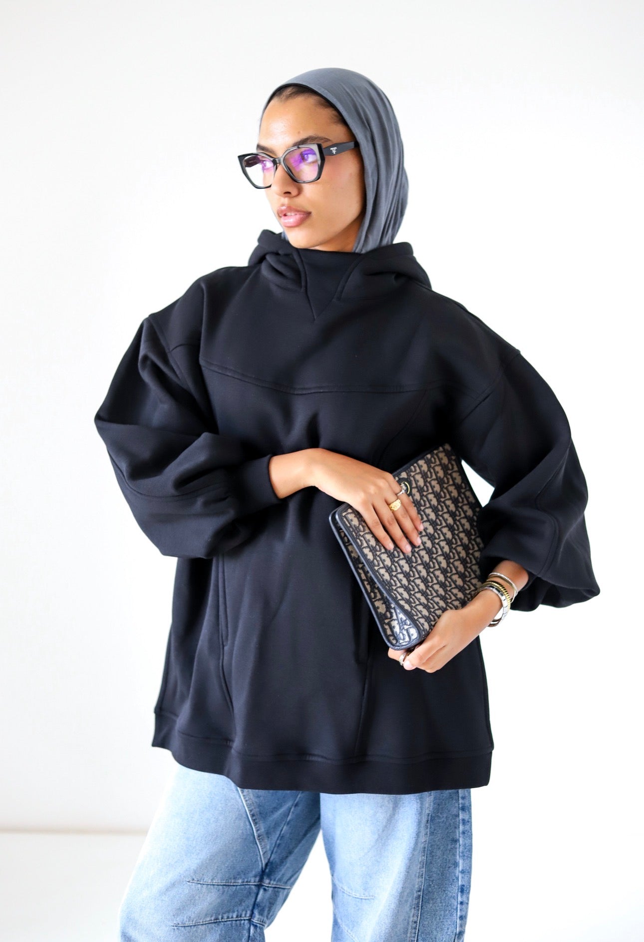 Cozy Hoodie — Black