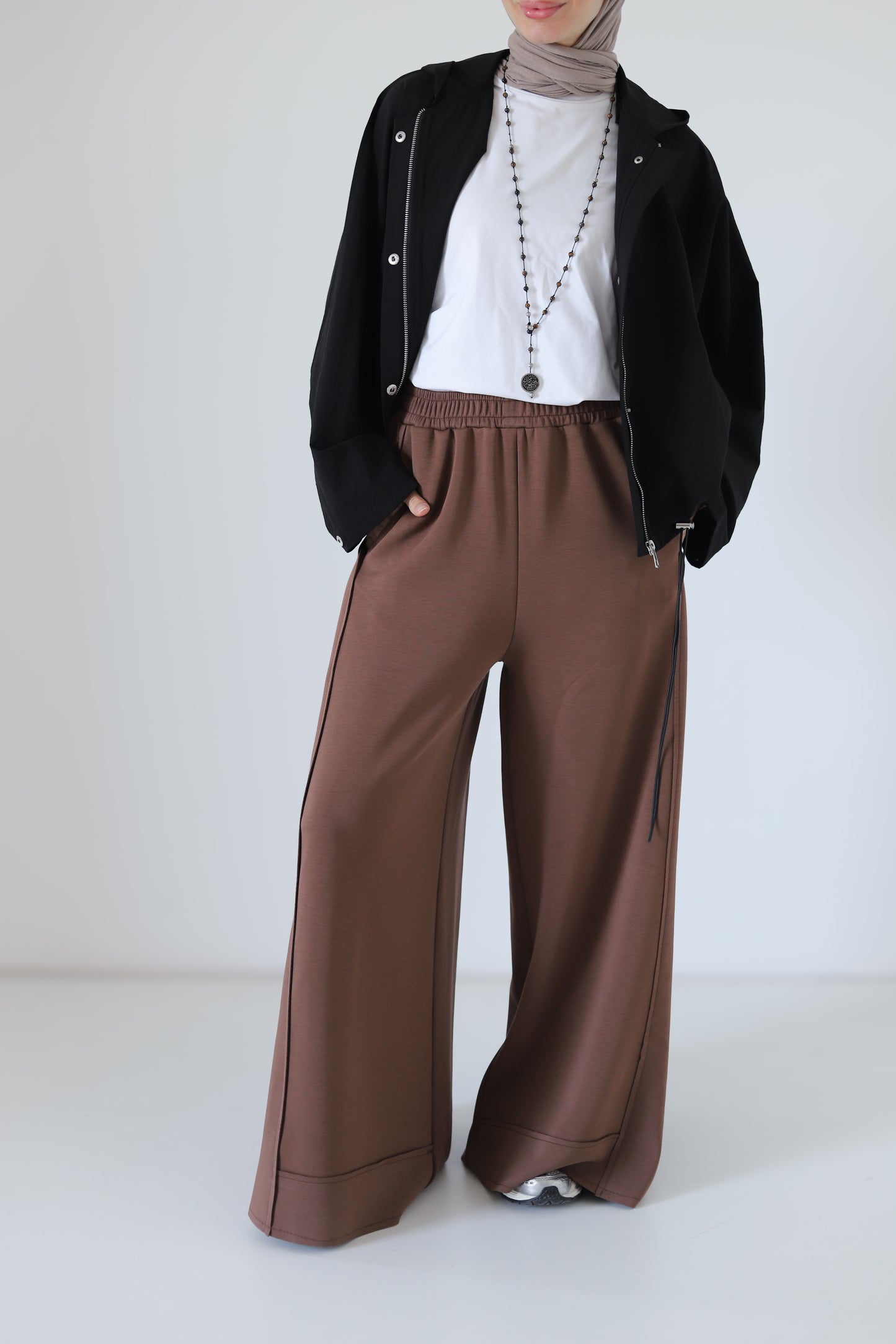 Xtra Wide Pants — Brown