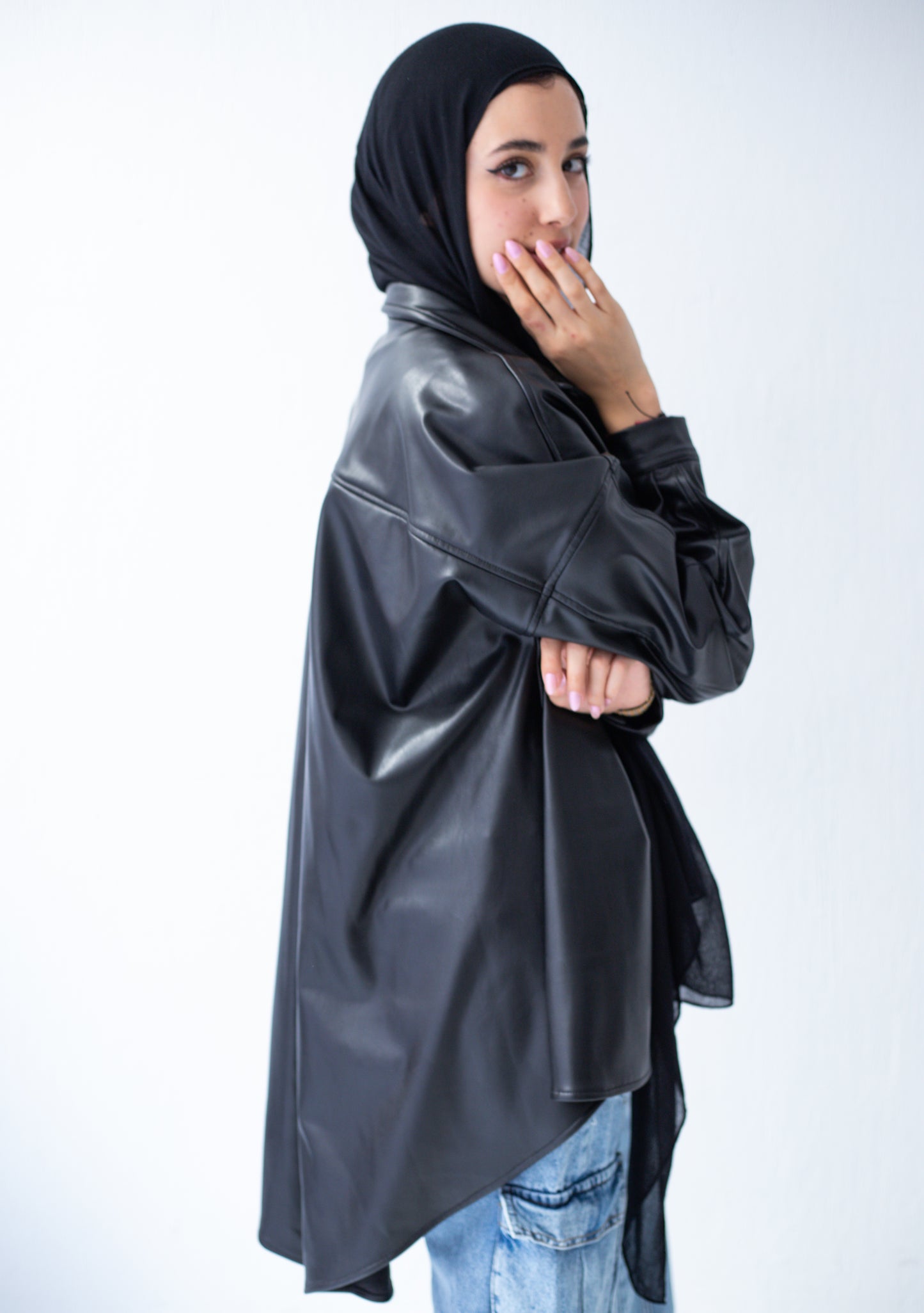 Sufeya Leather Shirt