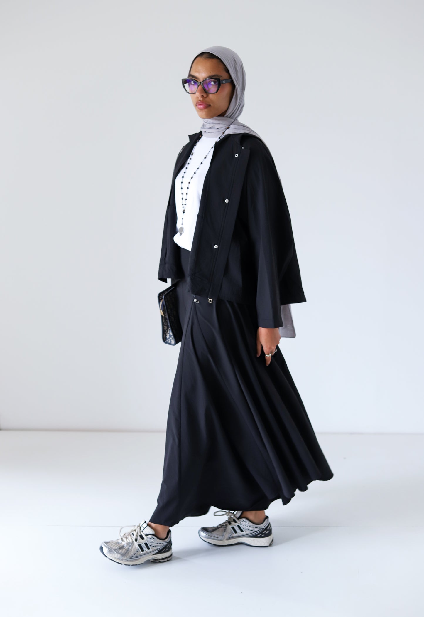 Cloudline Skirt — Black