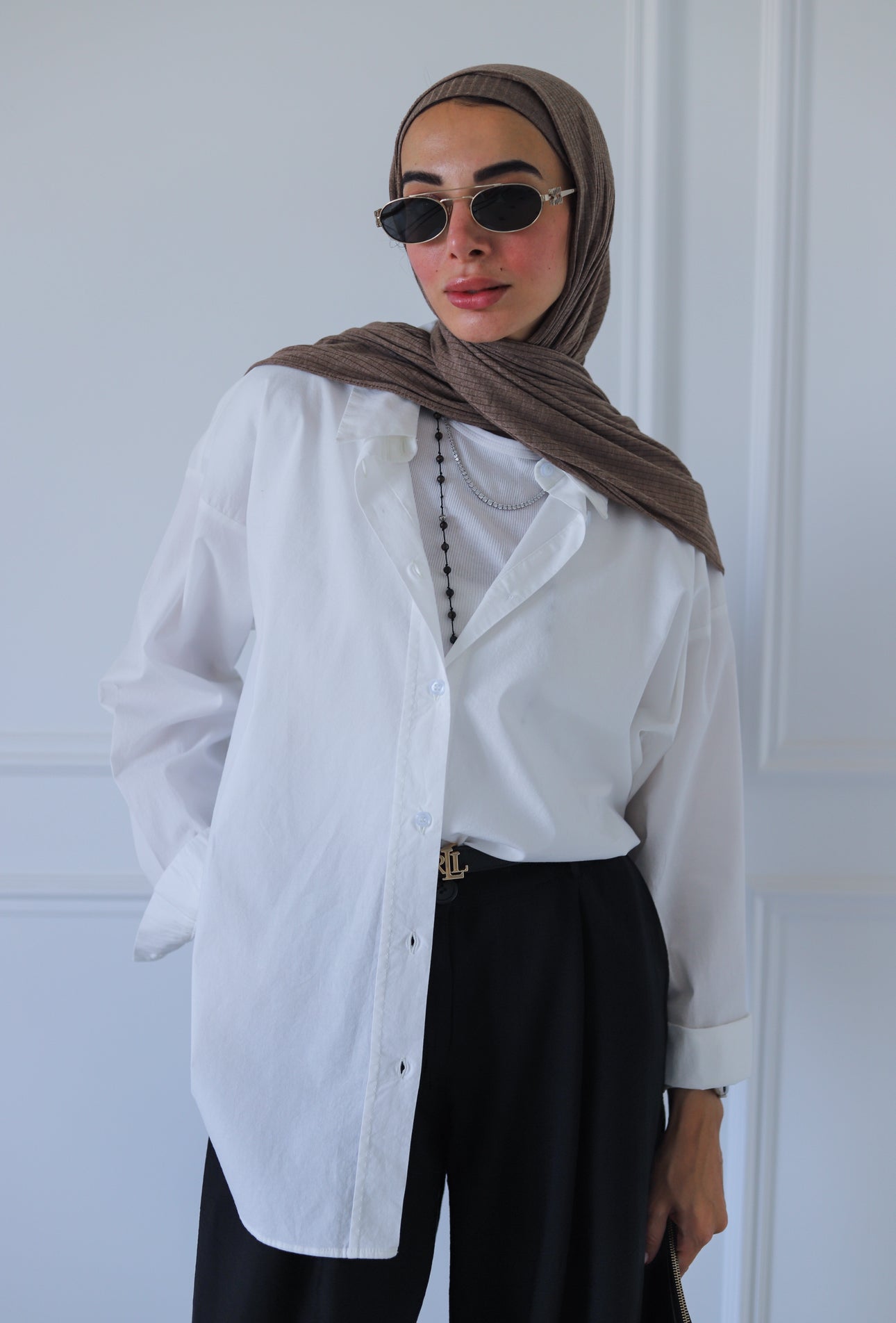 Pleated Trousers — Black