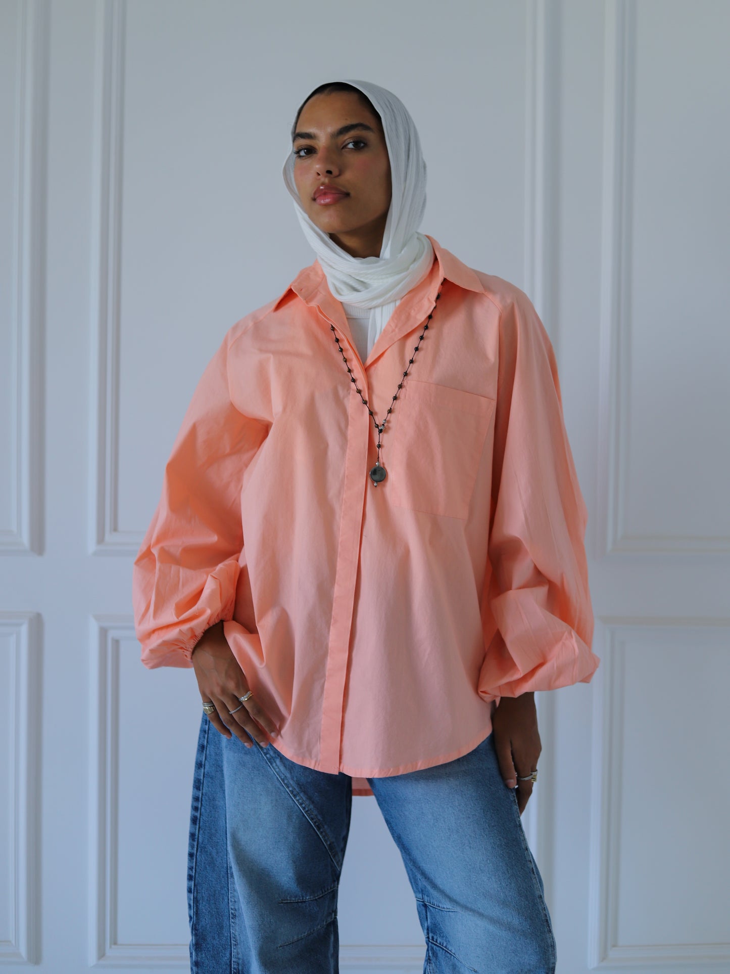 Jumper Sleeves Shirt — Simon
