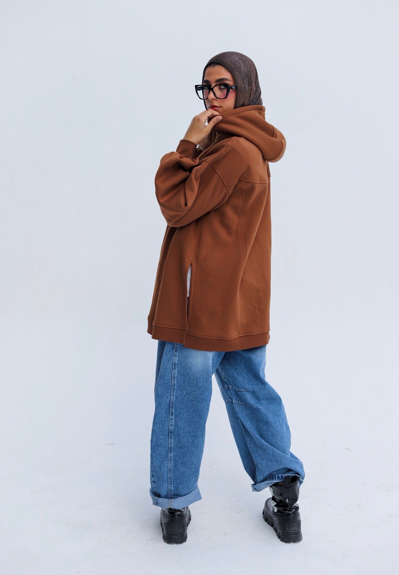 Cozy Hoodie — Brown