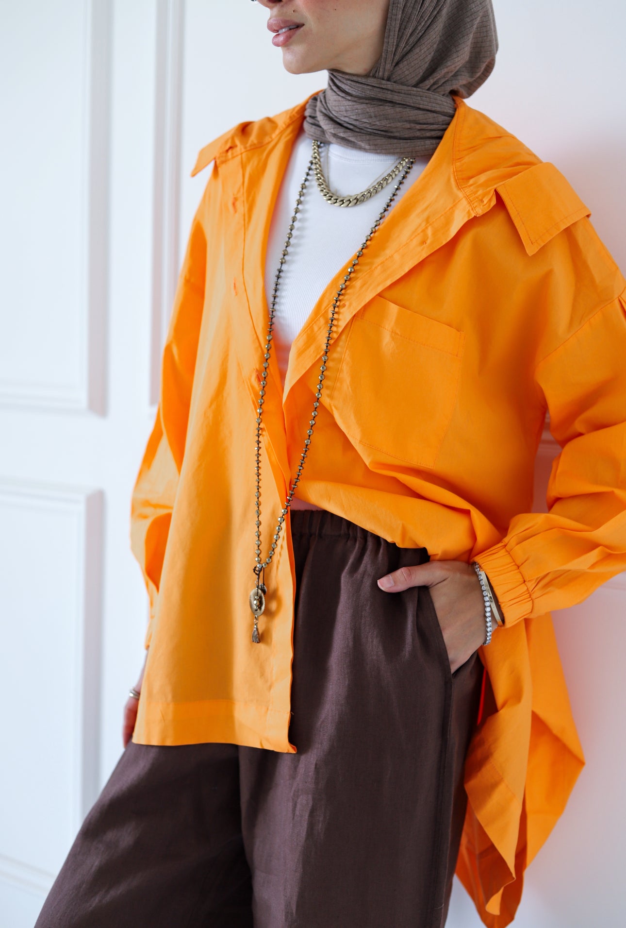 Wiggly Shirt — Orange