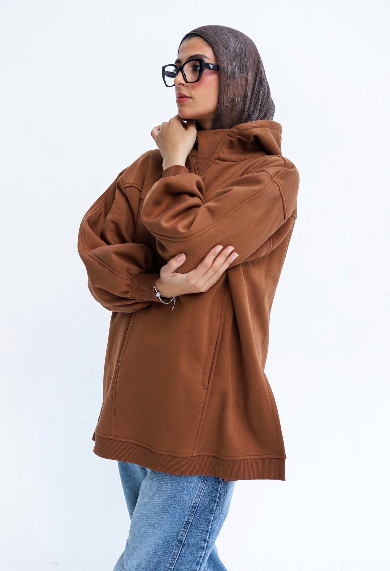 Cozy Hoodie — Brown