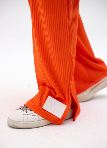 Let Me Be Pleated Pants — Orange