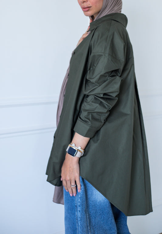 Basically Basic Shirt — Olive