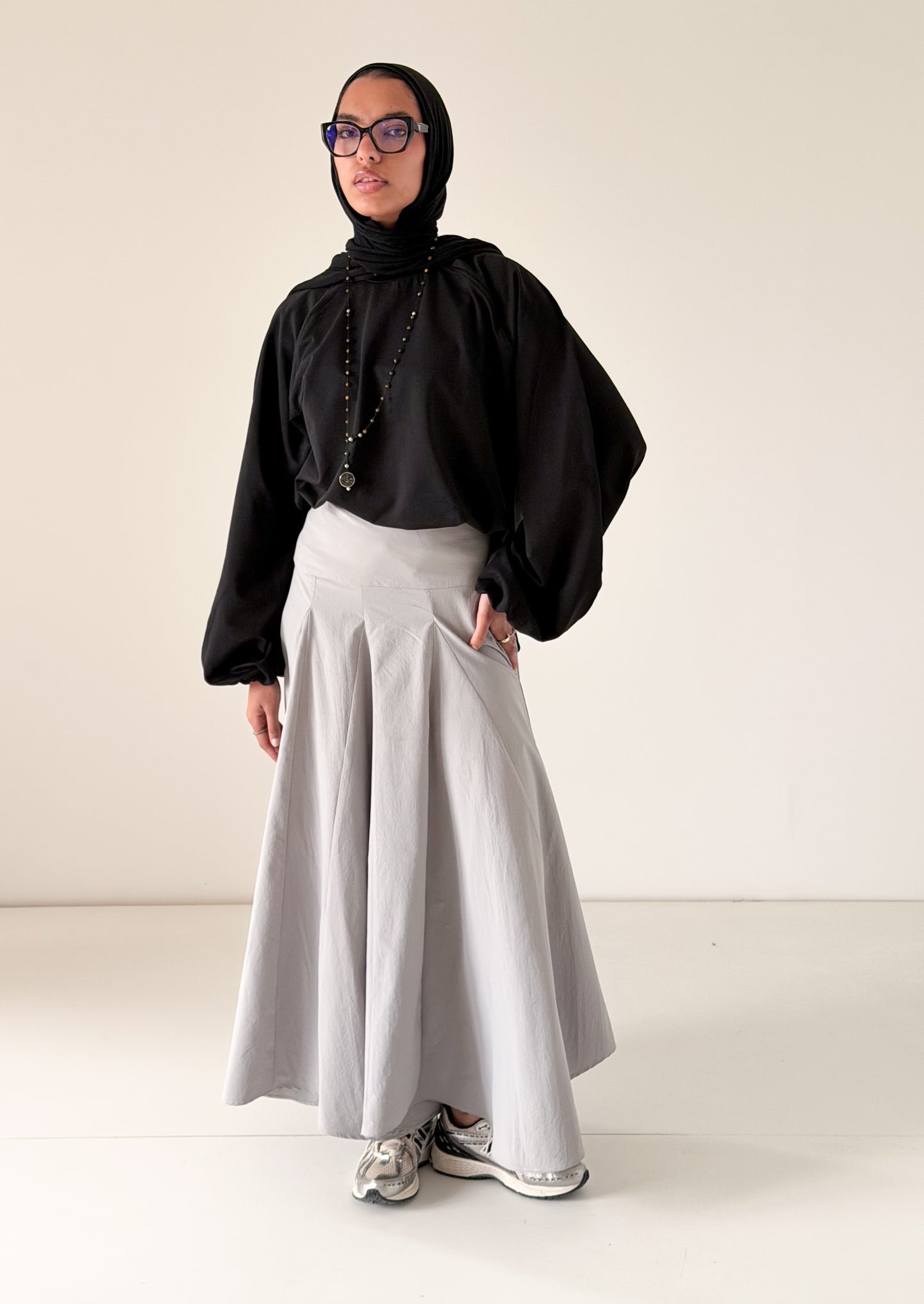 Cloudline Skirt — Gray