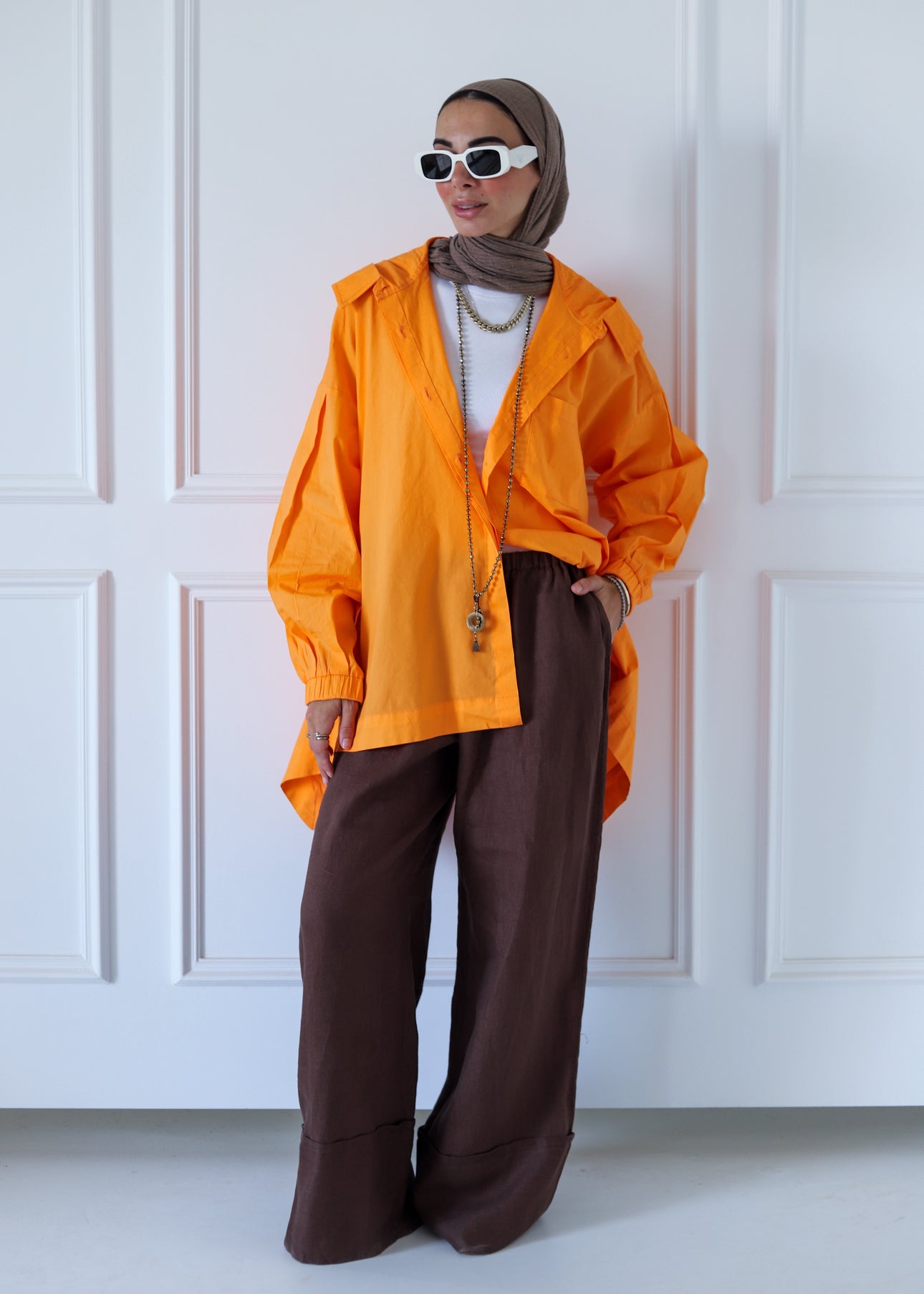 Wiggly Shirt — Orange