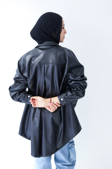 Sufeya Leather Shirt