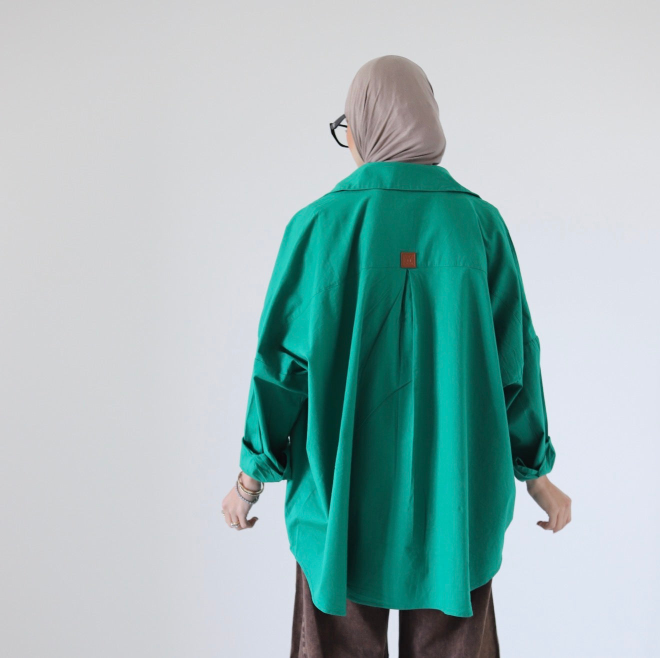 Street-Style Shirt — Green