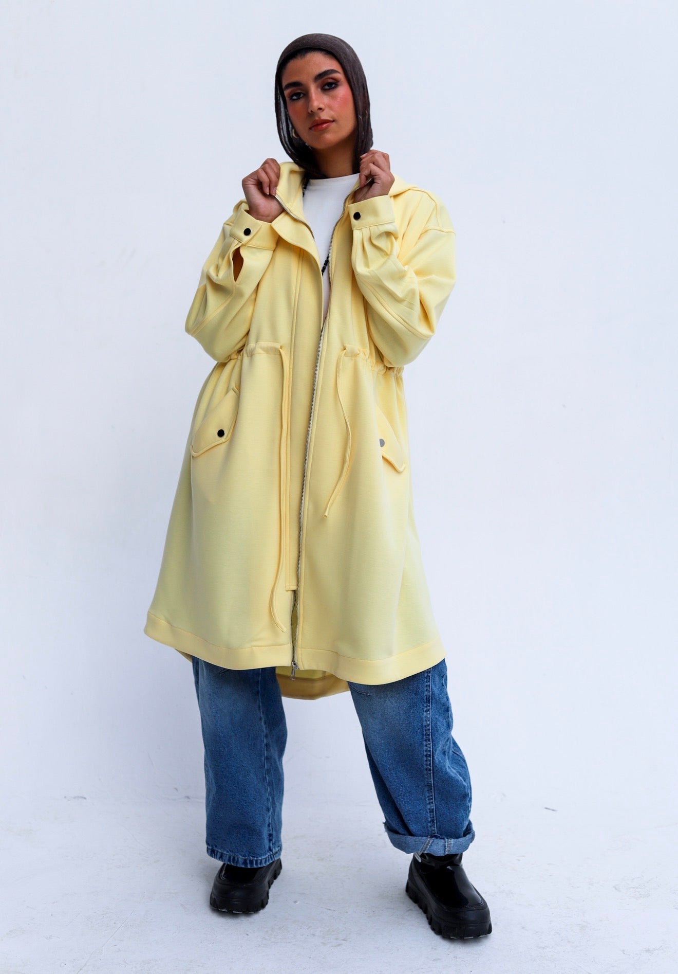 ウェア W Face Long Jacket (soul yellow) L Serein Waterproof Jacket Heritage Yellow – Passenger