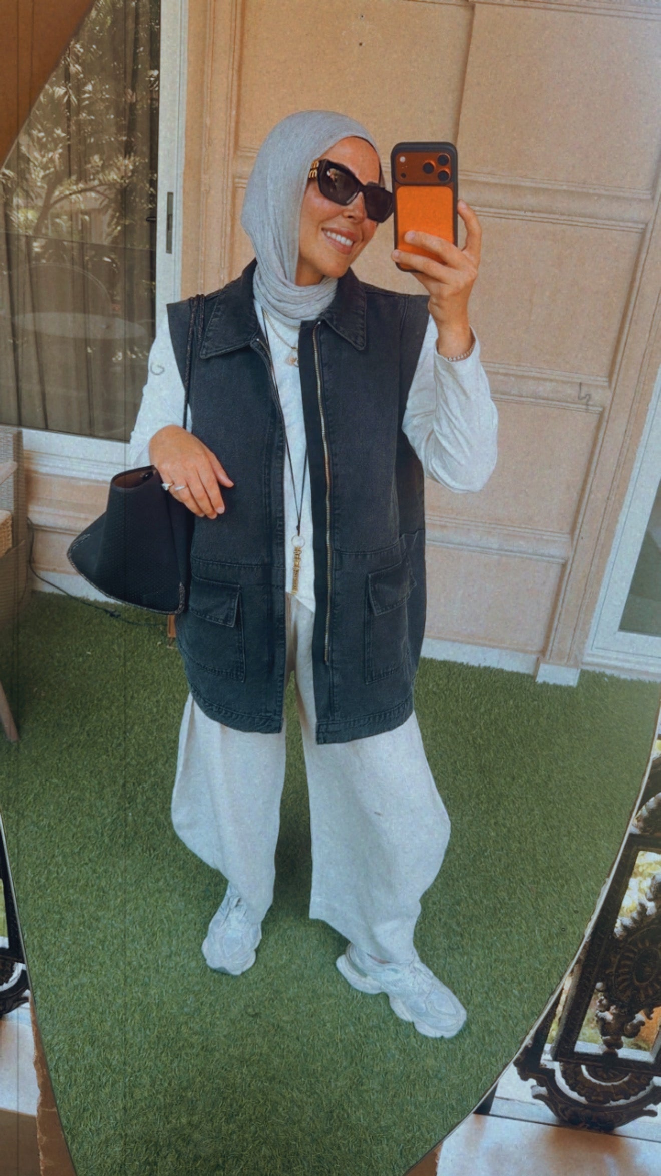 Denim Days Vest — Black