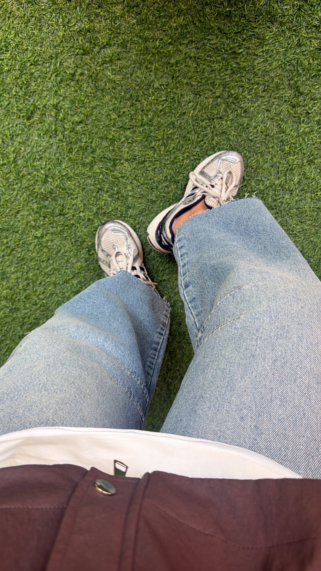 Balloon Denim Pants — Blue