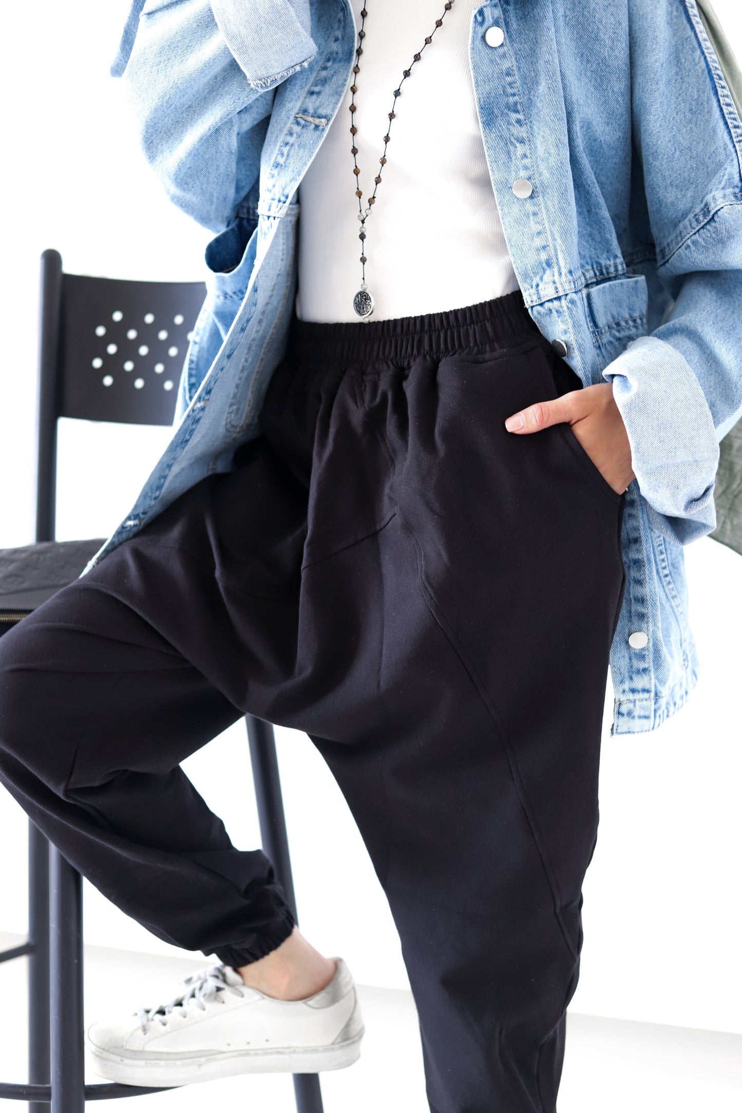 Harem Pants — Black