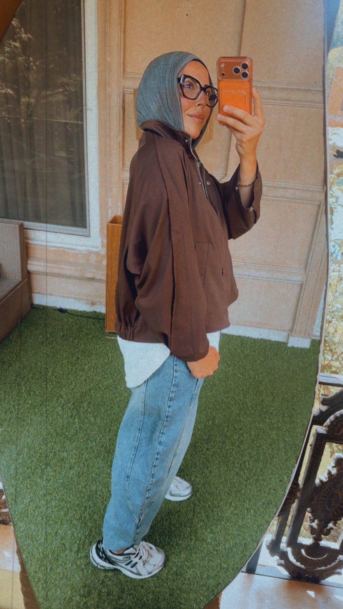 Balloon Denim Pants — Blue
