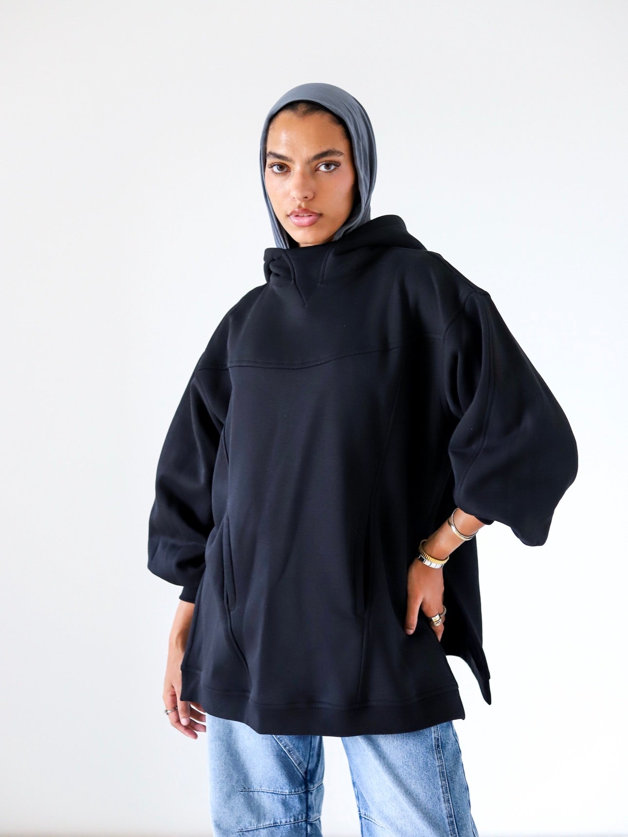 Cozy Hoodie — Black