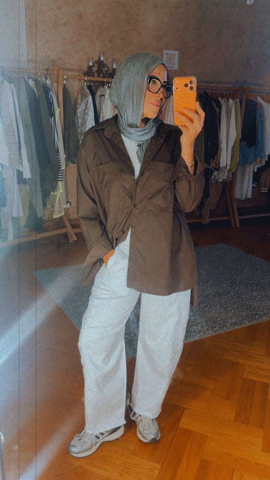 Balloon Denim Pants — Offwhite