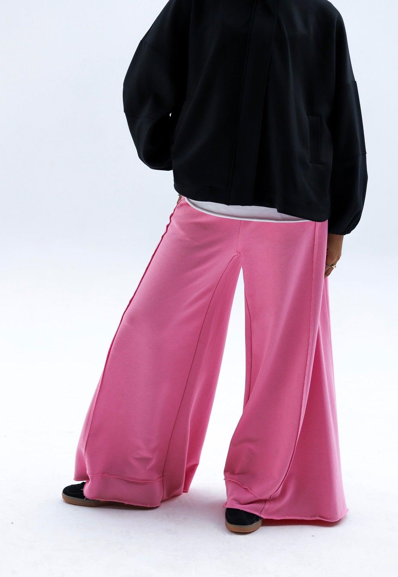 Xtra Wide Pants — Barbie Pink