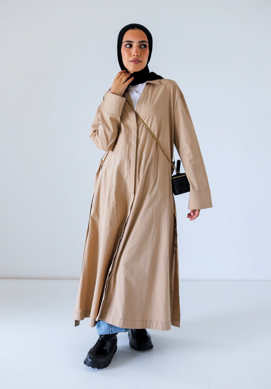 Easy To Style Dress — Beige