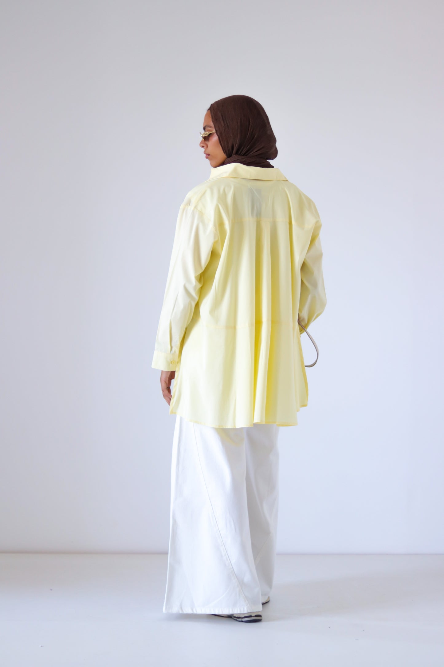 Unicorn Poplin Shirt — Butter Yellow