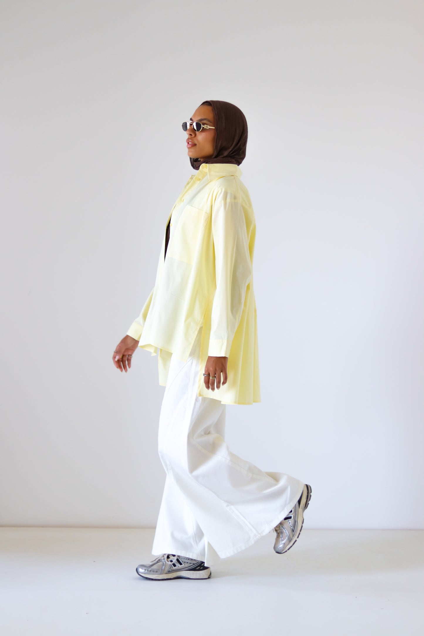 Unicorn Poplin Shirt — Butter Yellow