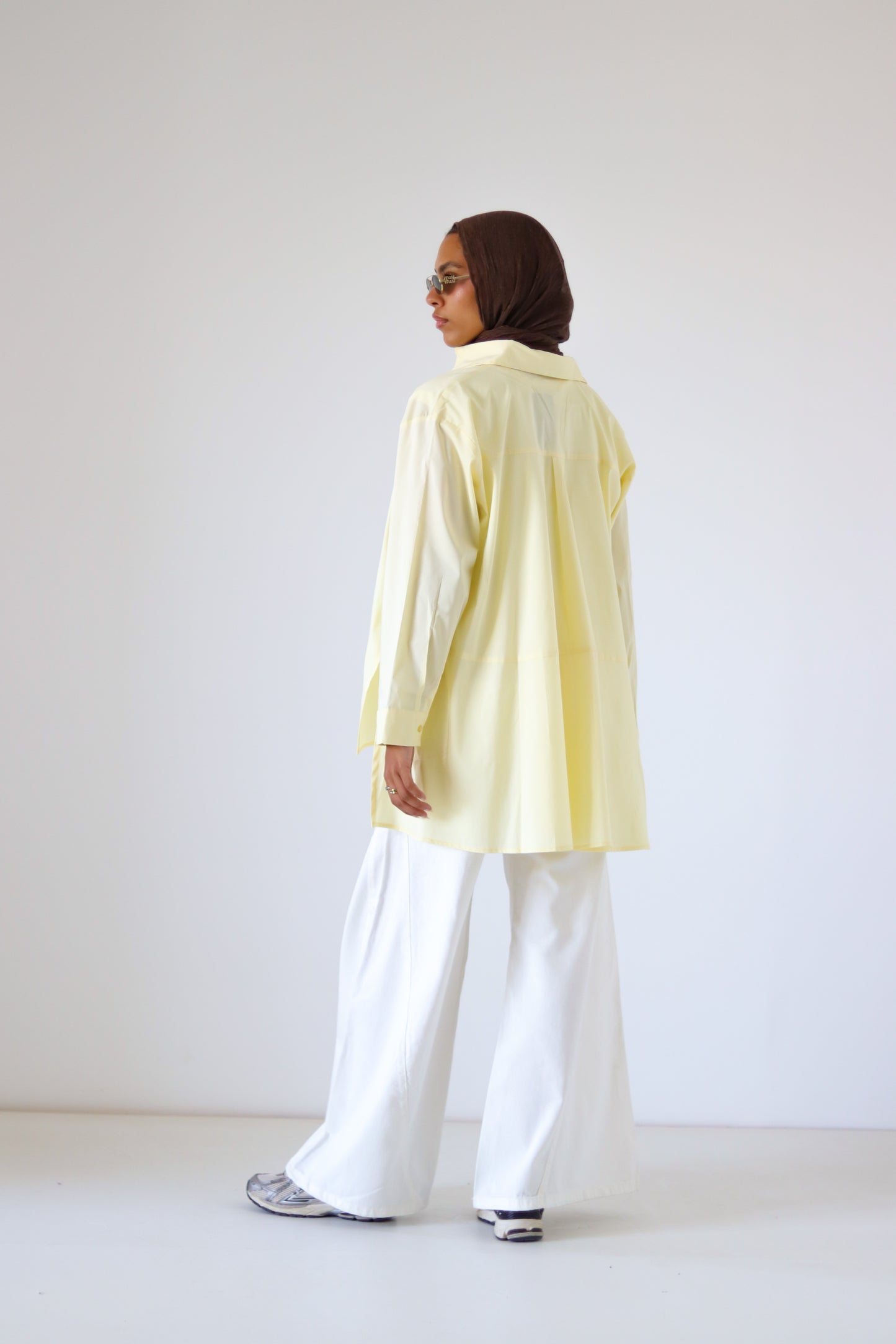 Unicorn Poplin Shirt — Butter Yellow