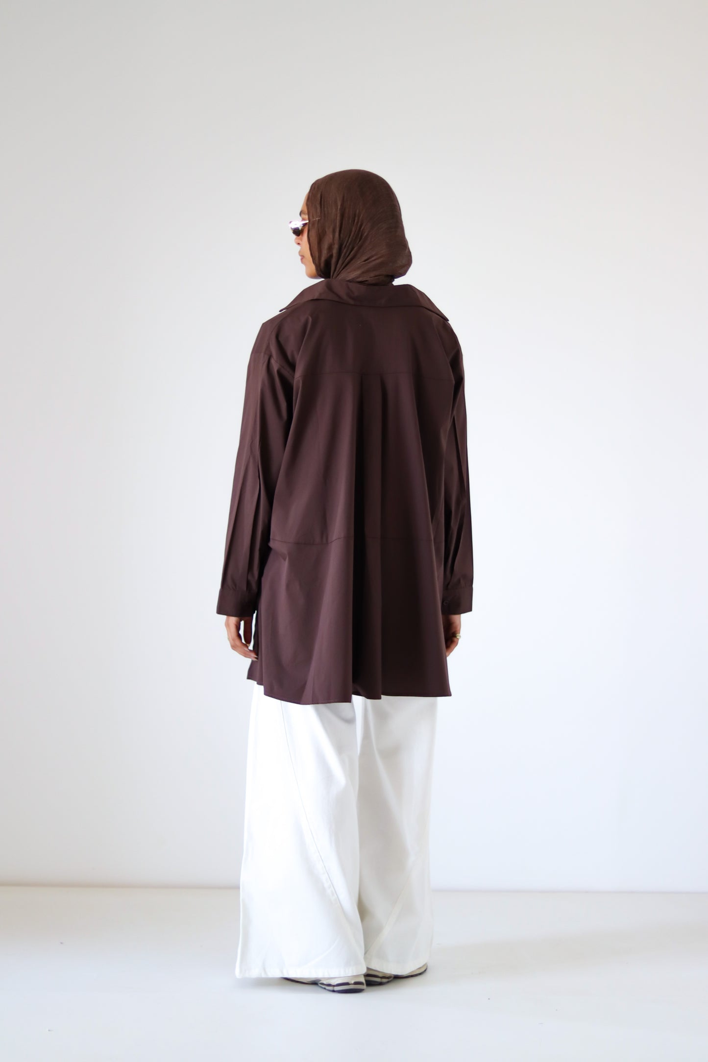 Unicorn Poplin Shirt — Brown