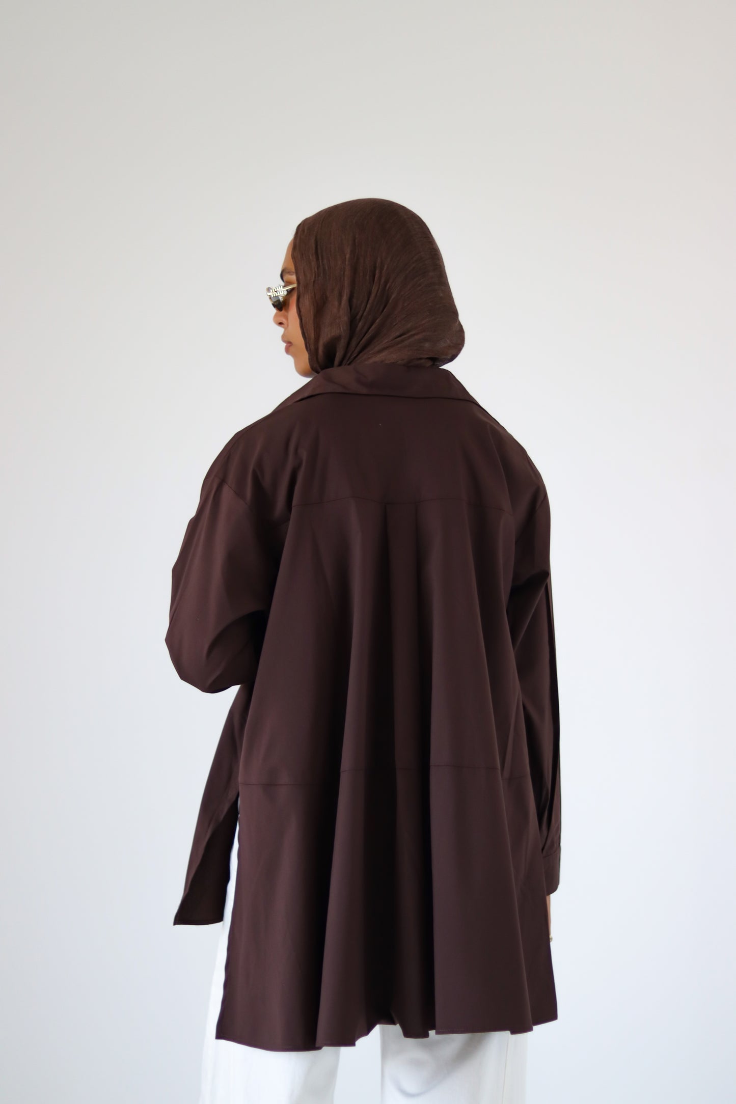 Unicorn Poplin Shirt — Brown