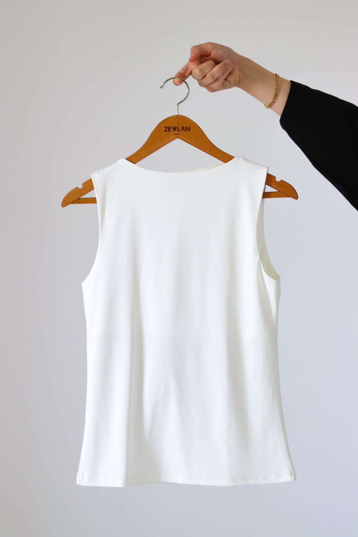 Soft Cloud Sleeveless Top — Offwhite