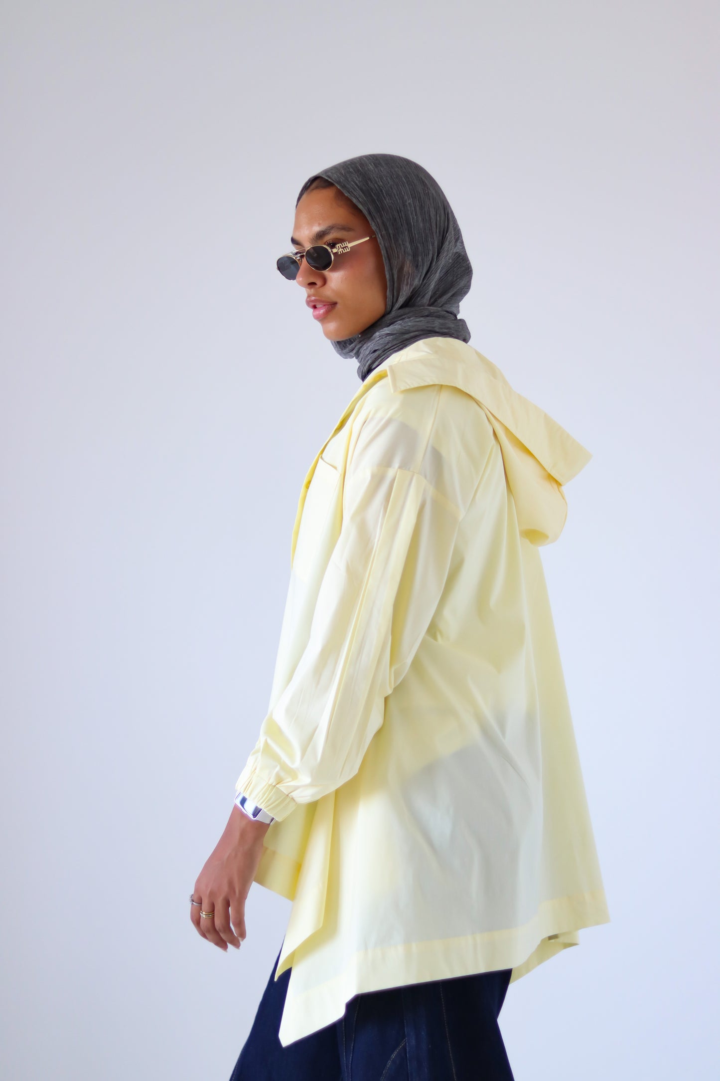 Wiggly Poplin Shirt — Butter Yellow