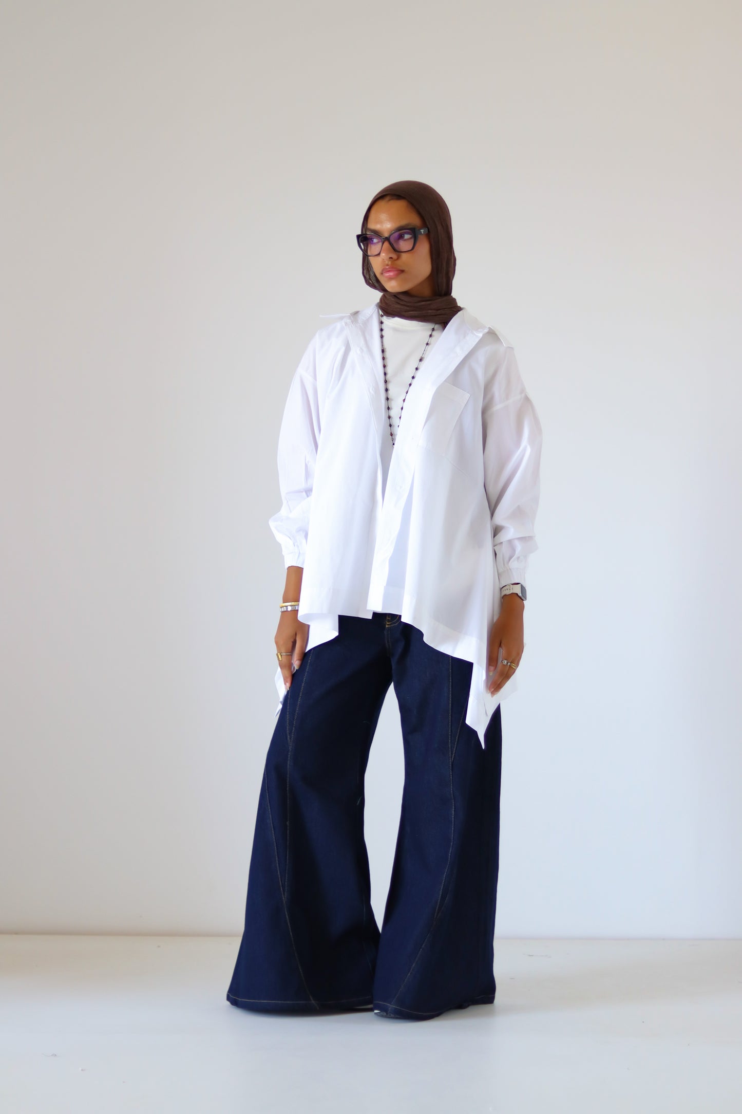 Wiggly Poplin Shirt — OffWhite